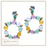 Orecchini Positano cerchio | Gioielli De Nobili